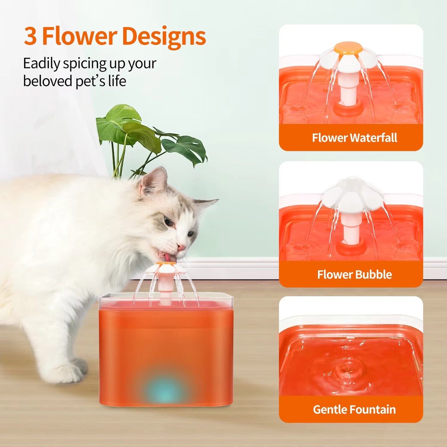 OEM Automatic Pet Cat Water Fountain (Water Dispenser for Cats)