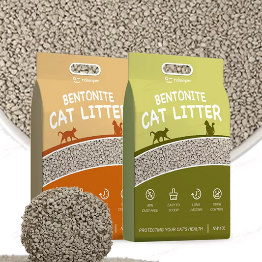 Custom Logo Cat LitterCustom Logo 100% Natural Bentonite Cat Litter – Factory Wholesale with Fast Delivery