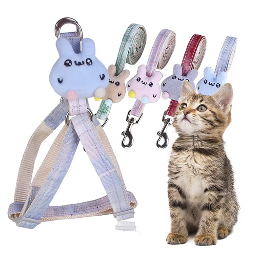 OEM/ODM Nylon Adjustable Triangular Pet Collar & Anti-Tangling Dog Harness