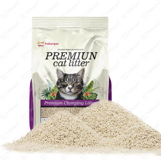 Free Samples High Quality Plant-based Tofu Cat Litter – 99% Dust Free, Highly Absorbent, Strong Clumping