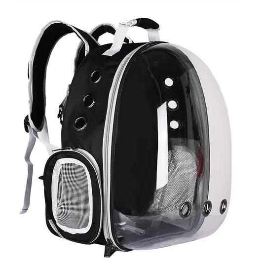 Custom Portable Pet Carrier – Transparent Bubble Cat Backpack/Dog Bag (Space Capsule Style)
