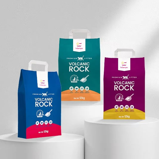 Best-Selling 100% Natural Volcanic Rock Clay Cat Litter – Dust Free, Highly Absorbent, Strong Clumping, Odor Control