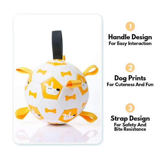 Wholesale Custom Dog Toys – Bite-Resistant Outdoor Football (Interactive)