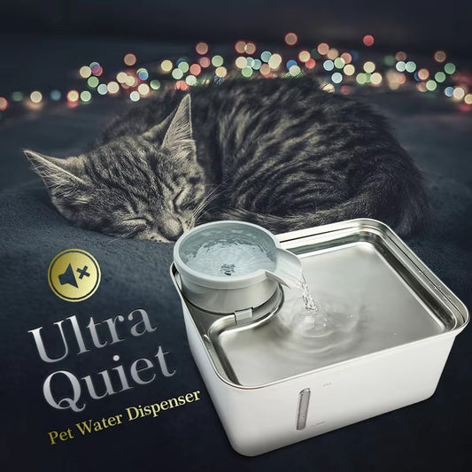 Factory Direct Supply Ultra Quiet Stainless Steel Smart Cat Pet Water Dispenser