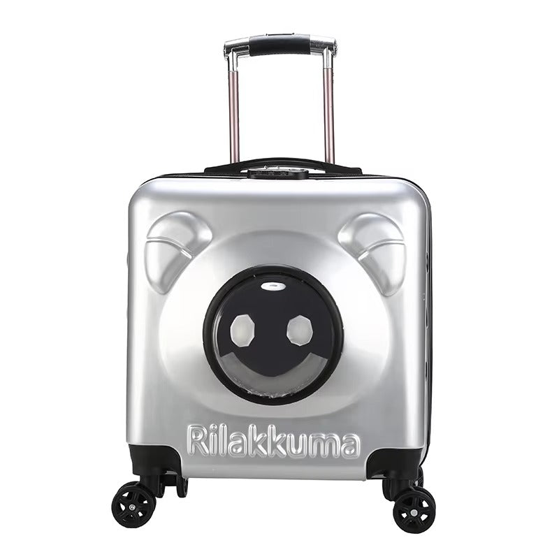 Custom Pet Carrier – Fashion Rolling Trolley/Backpack (for Dogs/Cats, Ideal for Travel)