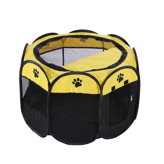 New Portable Foldable Pet Playpen – Kennel/Fence/Tent House for Dogs/Cats (Indoor, Puppy Cage/Delivery Room)