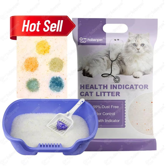 Bulk Crystal Cat Litter – Highly Absorbent, Odor Control, Low Dust, PH Testing
