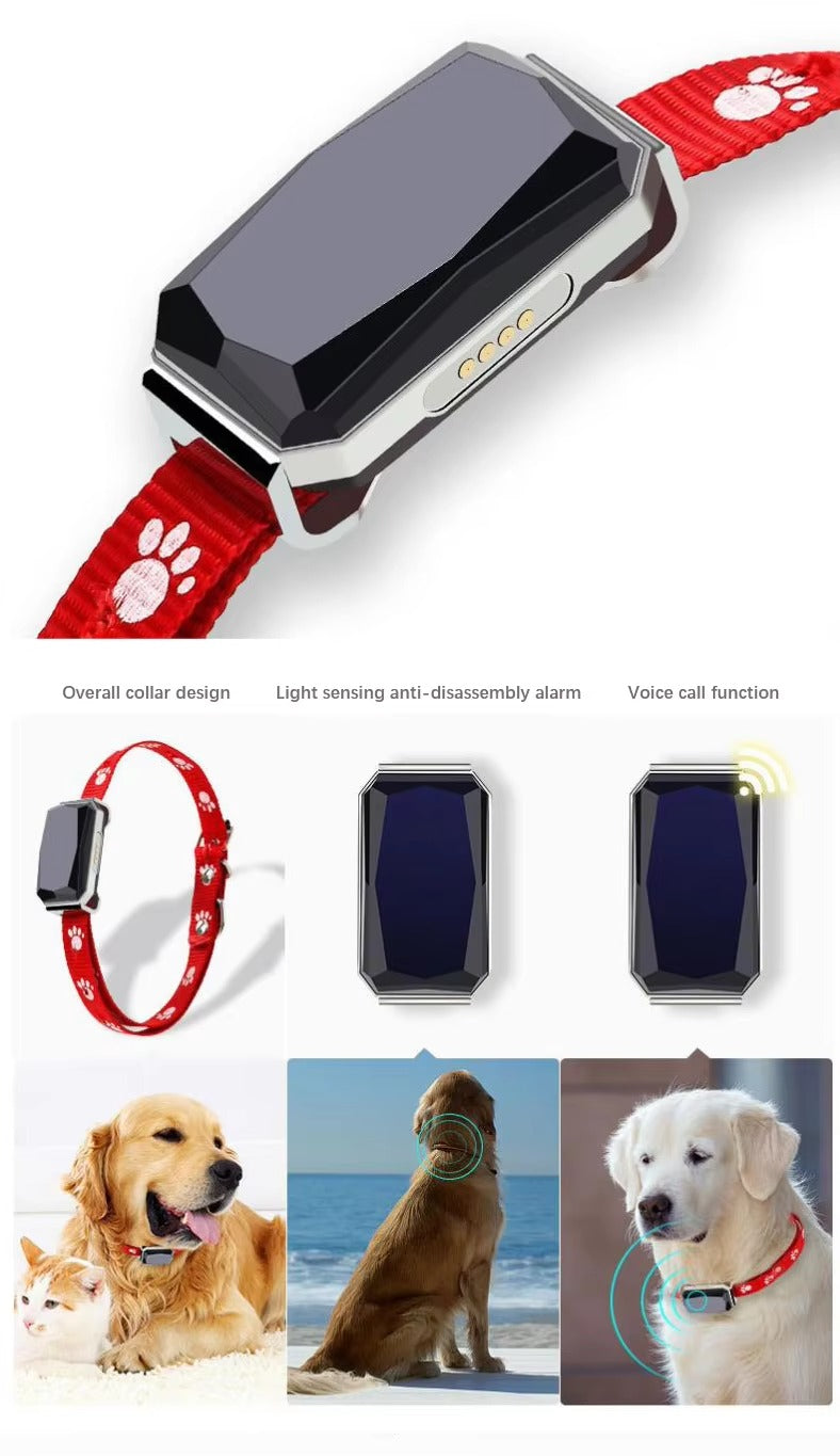 GPS Pet Locator Tracker – Anti-Lost Device, Mini, Smart Wear for Pets