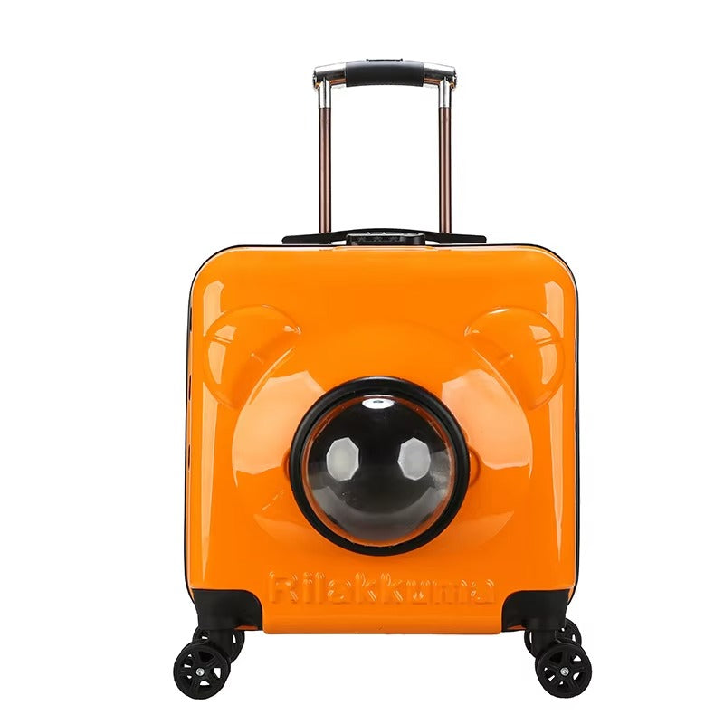Custom Pet Carrier – Fashion Rolling Trolley/Backpack (for Dogs/Cats, Ideal for Travel)