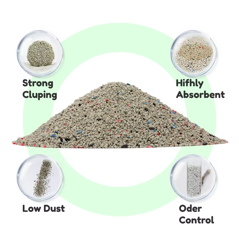 Best-Selling 100% Natural Volcanic Rock Clay Cat Litter – Dust Free, Highly Absorbent, Strong Clumping, Odor Control