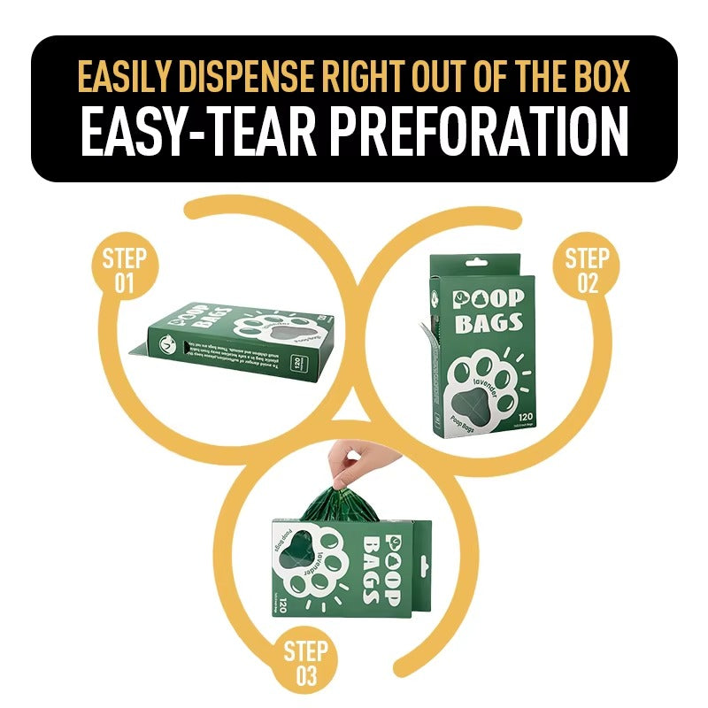 Free Samples Dog & Cat Poop Bags – New Design, Convenient, Eco Friendly, Biodegradable, Fast Delivery