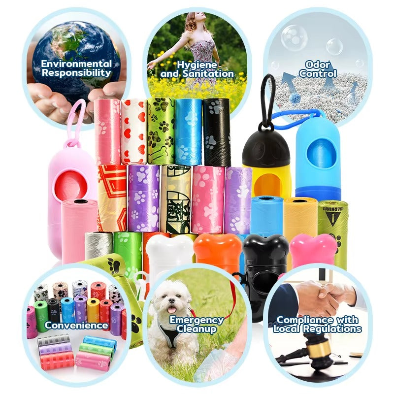 Free Samples Dog & Cat Poop Bags – New Design, Convenient, Eco Friendly, Biodegradable, Fast Delivery