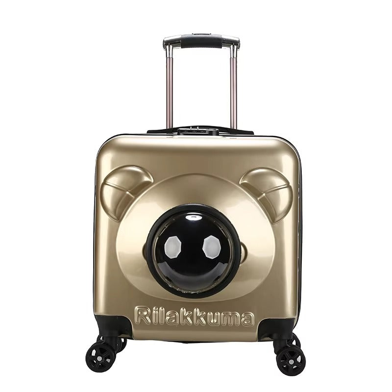 Custom Pet Carrier – Fashion Rolling Trolley/Backpack (for Dogs/Cats, Ideal for Travel)