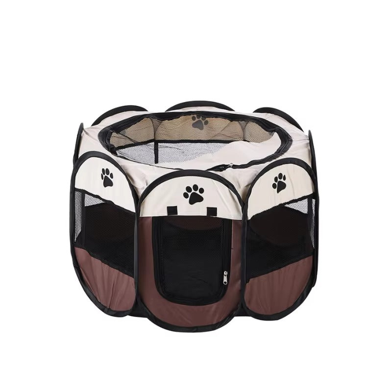 New Portable Foldable Pet Playpen – Kennel/Fence/Tent House for Dogs/Cats (Indoor, Puppy Cage/Delivery Room)