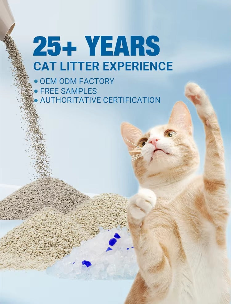 Free Samples High Quality Plant-based Tofu Cat Litter – 99% Dust Free, Highly Absorbent, Strong Clumping