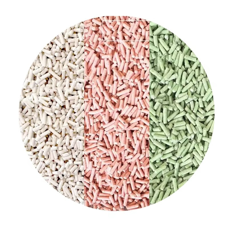 Free Samples Tofu Cat Litter – 1.5mm, 2.0mm, 3.0mm, Dust Free, Odor Control