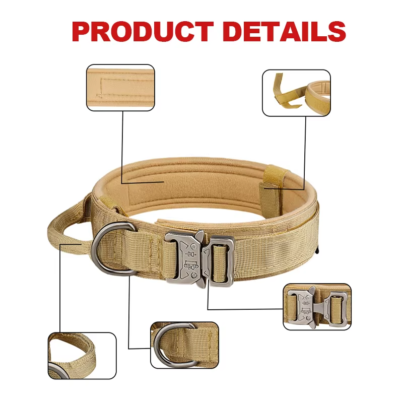 Factory Direct Sales Breathable Adjustable Reflective Nylon Dog Collars – for Small, Medium & Large Dogs