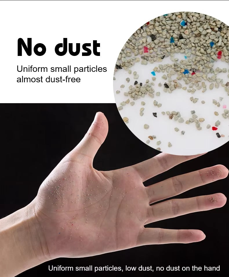Best-Selling 100% Natural Volcanic Rock Clay Cat Litter – Dust Free, Highly Absorbent, Strong Clumping, Odor Control
